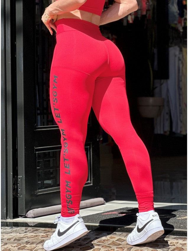 Conjunto Top + Legging Light Basic Vermelha